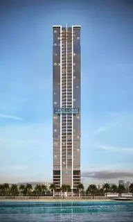 luxurious apartment with a direct panoramic sea view in Al Khan,