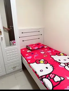 Maid room with attached bathroom for rent in Dubai production city