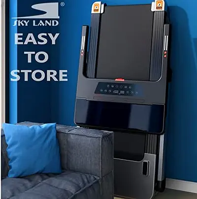 SKY LAND Treadmill, User up to 120kg, Shock Absorbing, Completely Foldable, rare