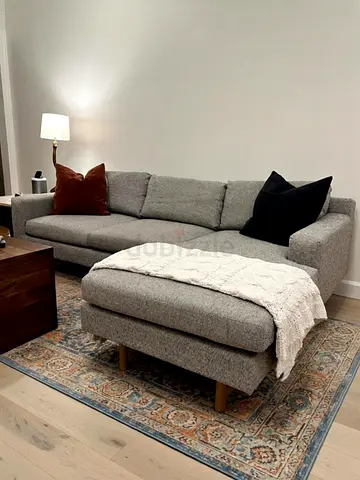 West elm Eddy L shape sofa