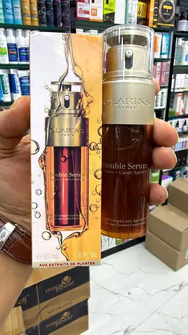 Clarins Double Serum 50ml - Hydrating Anti-Ageing Face Serum (New)