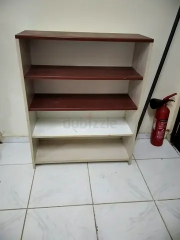 Small 4-Shelf Wooden Bookcase — Compact Storage Unit