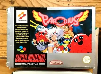 Parodius - PAL European Version, Super Nintendo (rare)