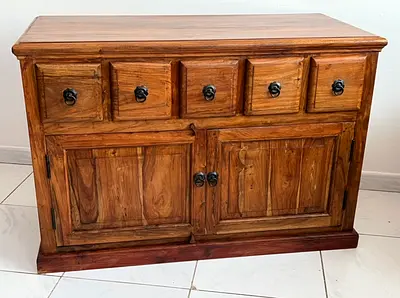 Solid Wood side board- cabinet