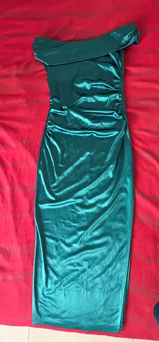 Green metalic drees for woman