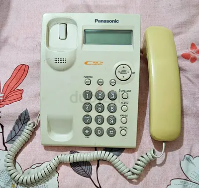 Panasonic corded landline phone with LCD caller ID - working