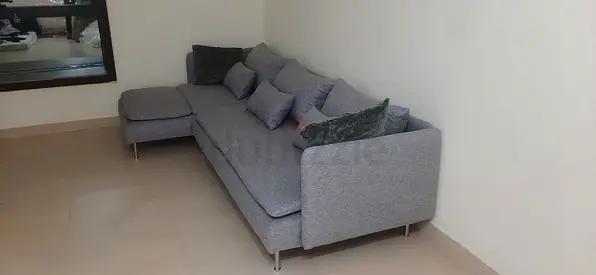 Ikea Soderhamn gray lshape sofa