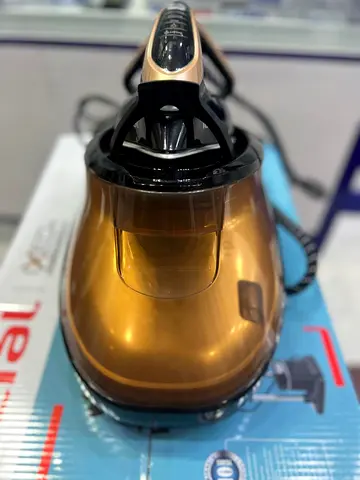 Tefal High Pressure Steam Generator Iron, Black  Gold, GV9820G0