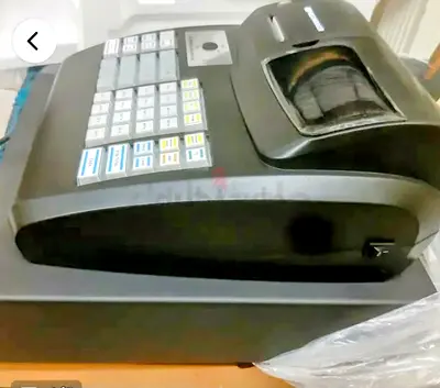 Used electronic cash register with receipt printer - working condition