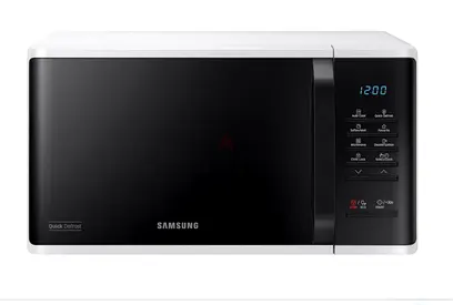 Solo Microwave Oven with Quick Defrost and LED Display. 23L, White