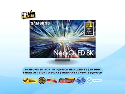 Samsung 85 Inch TV | QN900D Neo QLED TV | 8K UHD Smart AI TV Up To 240Hz | Warranty | New | 85QN900D