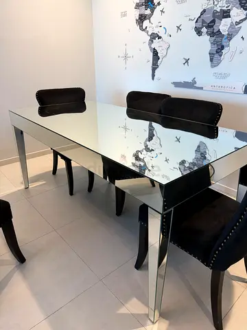 Mirror dining table