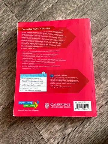 My Chemistry for Cambridge IGCSE Coursebook (Cambridge University Press) — used