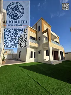 No registration fees. Corner villa for sale on the corner of two streets, with a modern design and s