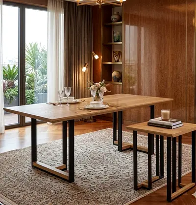 Stylish Wooden Coffee Table with Elegant Design