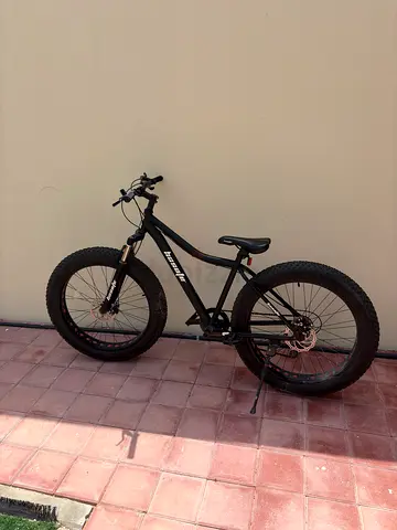hosote Fat Tire Mountain Bike, 26 inch 7 Speed Wheels Double Disc Brake (used)