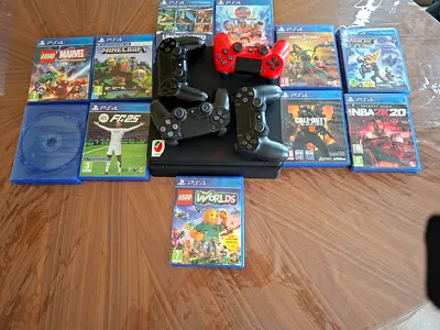 PS4 Slim + Games Bundle – Great Deal – AED 800