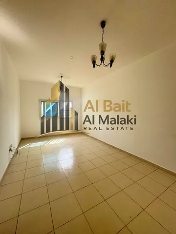 A one-bedroom apartment with a living room in Al Majaz 3, located in a prime area close to all vital centers. The apartment features a bright open view and spacious, comfortable layout suitable for fa