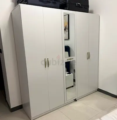 White Modern Wardrobe - Used for 2 months only