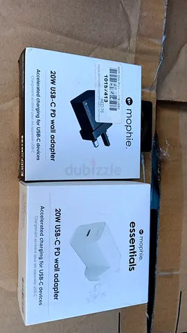 Mophie 20W USB-C PD Wall Chargers — New in Box