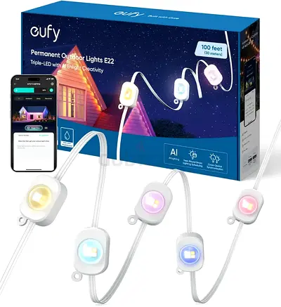 eufy Permanent Outdoor Lights E22, 100ft