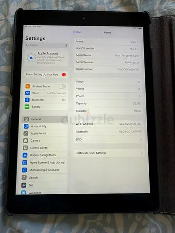 Apple iPad (Model: iPad 7th generation Great Condition