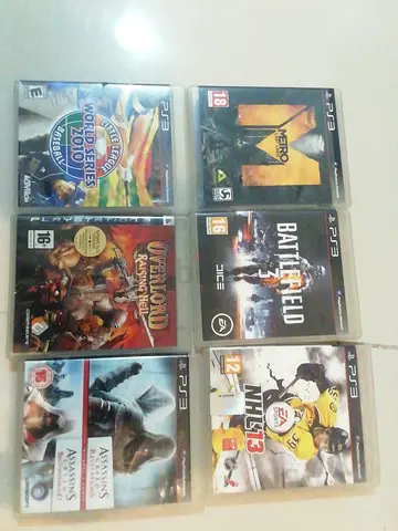 PS3 Games Bundle — Battlefield 3, NHL 13, Assassins Creed + 3 More (6 titles)