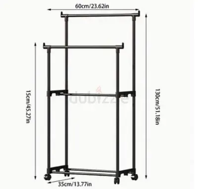 Stylish Mobile Clothing Rack