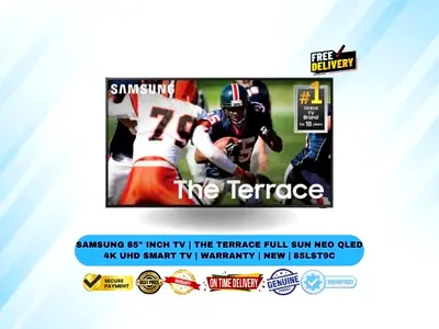 Samsung 85 Inch TV | The Terrace Full Sun Neo QLED 4K UHD Smart TV | Warranty | New | 85LST9T
