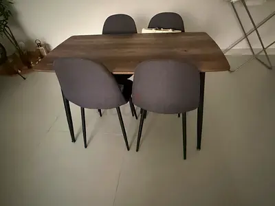 Dining table with 4 chairs