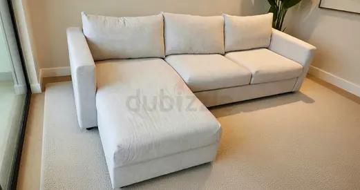Ikea vimle L shape sofa bed with mattress