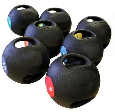 Medicine Ball With Handle 3kg - Brand New