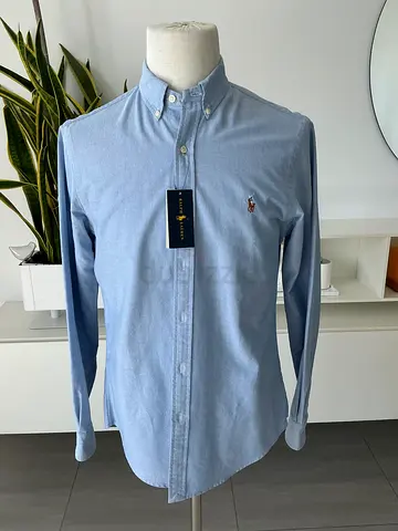 Ralph Lauren light blue long-sleeve button-down shirt (new with tags)