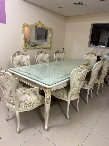 Dining table Royal Gold set of eleangcncy