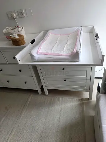 White Changing Table Topper (Fits Dresser) - Gently Used