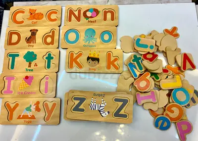 30aed - Wooden kids puzzle - pick up Ajman