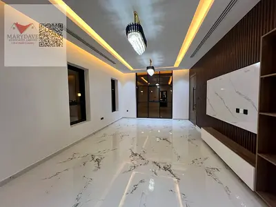 A luxury villa for rent in Al Zahia area, the first occupant, super deluxe finishing