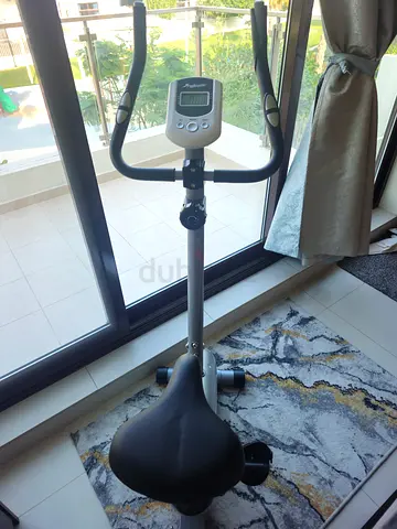 Compact upright exercise bike — used, working great