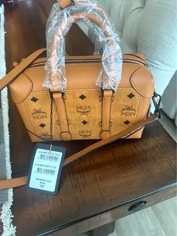 Brand new MCM Small Soft Berlin Crossbody Bag in Visetos