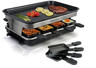 🧀 Raclette Grill for 8 – Like New 🧀