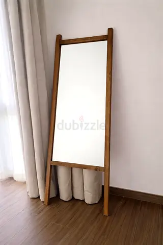 Full-Length Wooden Mirror