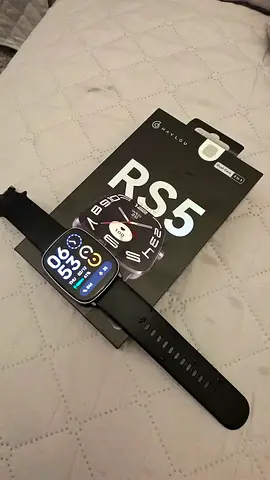 Haylou RS5 dual core 2 in 1 smart watch with 2 straps just box opened