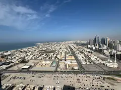 Luxury towers in Al Khan – free parking – storage room – balcony with open view – built-in w