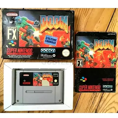 Super Nintendo  Doom SNES PAL