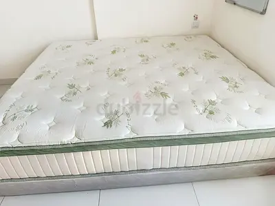 Gently used mattress with base (good condition)