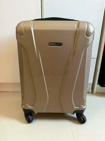 Para John hard-shell carry-on spinner suitcase — used, some scuffs