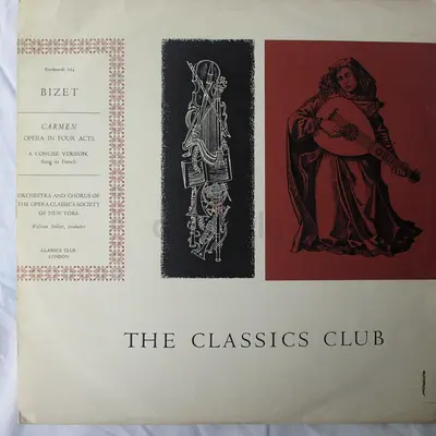 Bizet – Carmen (Concise Version) — The Classics Club Vintage Vinyl LP