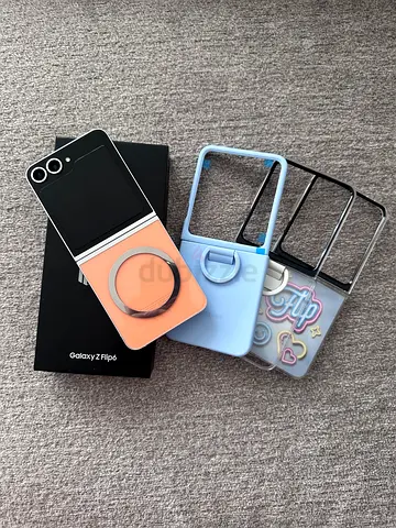 Samsung Galaxy Z Fold 6 – 512GB (Peach, Online Exclusive) with 3 Original Samsung Cases