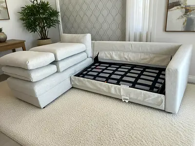 Ikea vimle L shape sofa bed with mattress