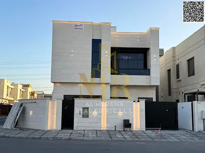 فيلا فاخرة للبيع في الياسمين- تصميم أنيق يضم5غرف نوم واسعة وتشطيبات فائقة الفخامة في موقع هادئ واستراتيجي في عجمان 🏡✨
